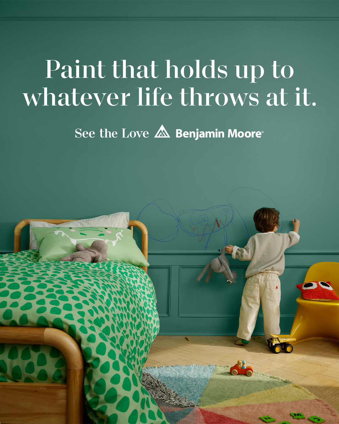 Superior coverage paint